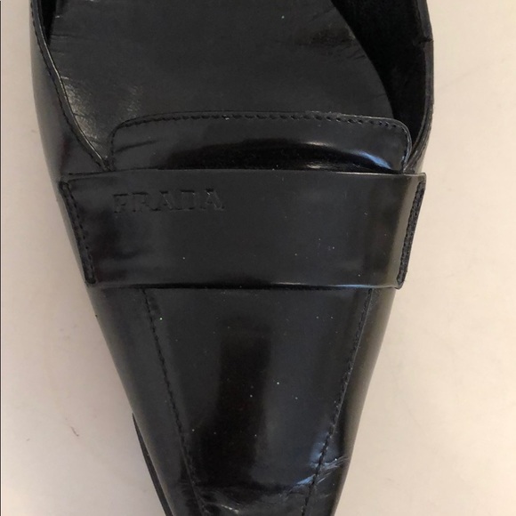 PRADA authentic black low heels - Picture 2 of 5